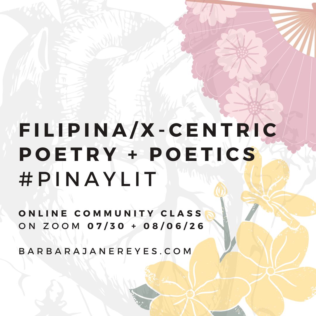 Filipina/x-Centric Poetry + Poetics Online Community Class